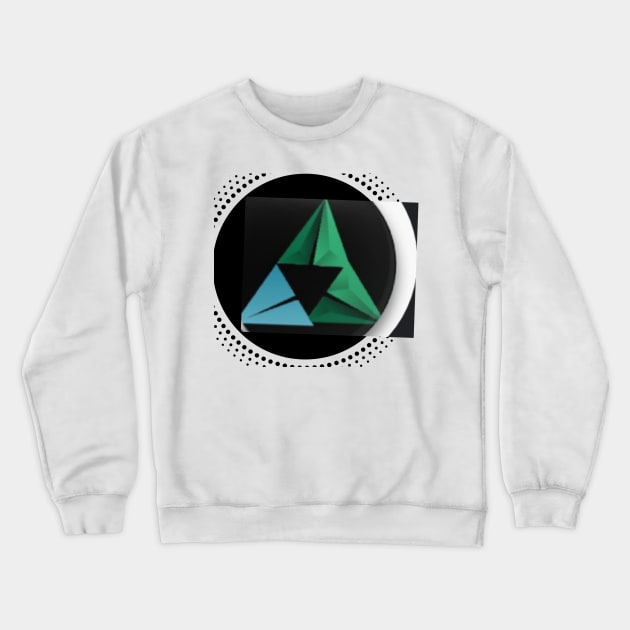 Triforce painting solutions brand logo sticker Crewneck Sweatshirt by TriForceDesign